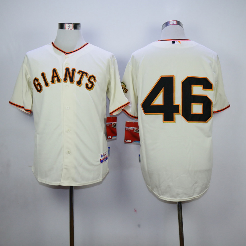 Men San Francisco Giants #46 Casilla Cream MLB Jerseys